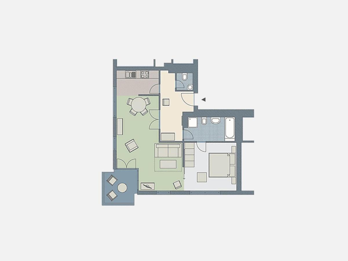 Kaiservillen Heringsdorf - Ferienwohnung Mit 1 Schlafzimmer Und Balkon D232 Eksteriør billede