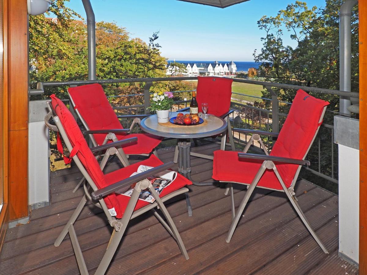 Kaiservillen Heringsdorf - Ferienwohnung Mit 1 Schlafzimmer Und Balkon D232 Eksteriør billede